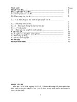 SKKN  một số đổi mới trong cấu trúc bài dạy ôn thi đại học môn ngữ văn THPT 