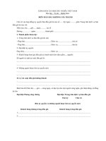 Mẫu biên bản đấu giá không thành