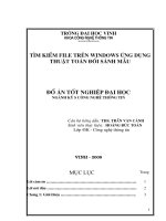 Tìm hiểu file trên windows ứng dụng thuật toán đối sánh mẫu