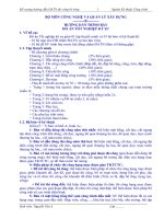 Hướng dẫn trình bày đồ án thi công đập bê tông