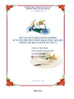 SKKN  rèn luyện kĩ năng làm việc với hệ thống kênh hình SGK lớp 10 