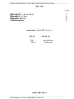 SKKN  sử dụng bản đồ tư duy trong dạy học một số chủ đề tốt nghiệp 