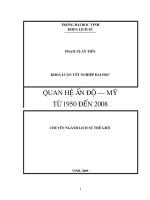 Quan hệ ấn độ   mỹ từ 1950 đến2008