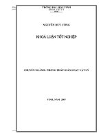 Sử dụng bộ thí nghiệm đệm không khí   videocom   máy vi tính để thực hiện một số thí nghiệm phần cơ học thuộc chương trì
