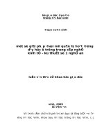 Một số giải pháp đổi mới quản lý hoạt động dạy học ở trường trung cấp nghề kinh tế   kỹ thuật số 1 nghệ an