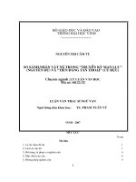 So sánh nhân vật nữ trong truyền kỳ mạn lục  (nguyễn dữ) và  tiễn đăng tân thoại  (cù hựu)