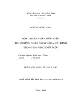 Một thuật toán hữu hiệu tìm đường ngắn nhất giữa hai đỉnh trong đa giác đơn điệu