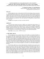 THIẾT kế  CHẾ tạo máy kéo nén vạn NĂNG cấp tải 300kn 