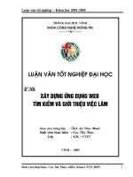 Xây dựng ứng dụng web tìm kiếm và giới thiệu việc làm