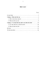 Các hàm nửa liên tục và đa điều hoà dưới