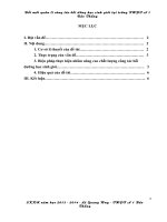 SKKN đổi mới quản lí công tác bồi dưỡng học sinh giỏi tại trường THPT số 1 bảo thắng 