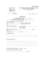 Quyết định về việc điều chỉnh chế độ bảo hiểm xã hội