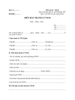 Biên bản thanh lý tài sản cố định mẫu số 02-TSCĐ