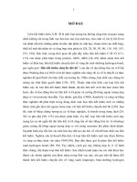 Nghiên cứu lí thuyết hiđro, đihiđro chuyển dời xanh và đỏ bằng phương pháp hoá học lượng tử