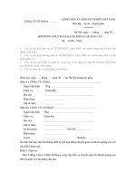 Mẫu hợp đồng chuyển giao tài khoản quảng cáo