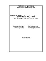 Tìm hiểu một số giải thuật song song