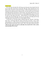 “Phân tích thực trạng và đề xuất các giải pháp chủ yếu phát triển tổ chức sự kiện trong hoạt động PR của Viettel”