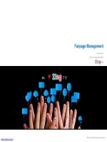 quản lý fan page trên facebook