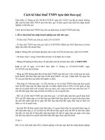 Hướng dẫn cách kê khai thuế TNDN tạm tính theo quý