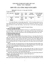 skkn đổi mới phương pháp dạy học theo hướng tích hợp và vận dụng kiến thức liên môn chương IX hóa học và vấn đề phát triển kinh tế, xã hội, môi trường   hóa học lớp 12 và tổ chức hoạt động ngoại khóa 