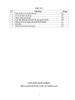 SKKN  rèn luyện kĩ năng làm văn nghị luận 