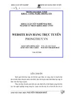 Website bán hàng trực tuyến phongthuy vn