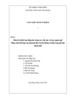 skkn khuyến khích tạo động lực nâng cao việc dạy và học ngoại ngữ 