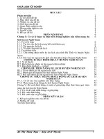 Nghiên cứu tiềm năng và thực trạng hoạt động du lịch huyện nghi xuân   tỉnh hà tĩnh