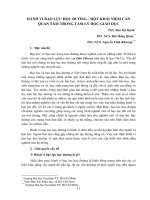 Hành vi bạo lực học đường   một khái niệm cần quan tâm trong tâm lý học giáo dục 