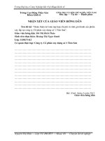 Hoàn thịên kế toán tập hợp chi phí và tính giá thành sản phẩm xây lắp tại công ty Cổ phần xây dựng số 1 Tiên Sơn