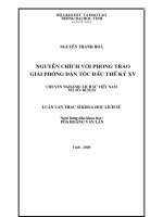 Nguyễn chích với phong trào giải phóng dân tộc đầu thế kỷ XV
