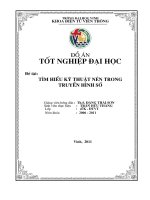 Tìm hiểu kỹ thuật nén trong truyền hình số  luận văn tốt nghiệp đại học