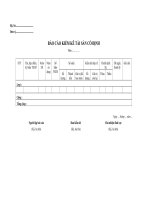 Báo cáo kiểm kê tài sản cố định