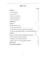 Vốn từ địa phương thanh hoá (khảo sát và phân loại)