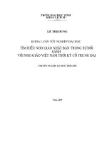 Tìm hiểu nho giáo nhật bản trong sự đối sánh với nho giáo việt nam thời kỳ cổ trung đại