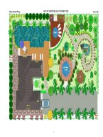 THUYẾT MINH ĐỀ TÀI “THIẾT KẾ CẢNH QUAN, HOA VIÊN BIỆT THỰ