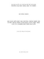 Bài toán hỗn hợp cho phương trình nhiệt phi tuyến trong hình vành khăn, dáng điệu tiệm cận của nghiệm khi thời gian lớn 