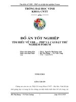 Tìm hiểu về VBB   PHP và cài đặt thử nghiệm forum  luận văn tốt nghiệp đại học