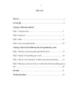 Một số yếu tố hình học đại số trong hình học xạ ảnh  luận văn thạc sĩ toán học