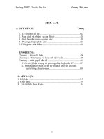 SKKN  PHƯƠNG PHÁP HUẤN LUYỆN kỹ THUẬT DI CHUYỂN CHO học SINH đội TUYỂN BÓNG CHUYỀN NAM TRƯỜNG THPT CHUYÊN lào CAI 