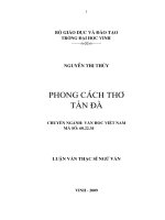 Phong cách thơ tản đà