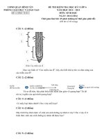 Đề kiểm tra học kì i môn sinh học 6 quận bình tân thành phố hồ chí minh năm học 2014   2015(có đáp án)