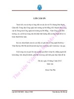 xác định một số điều kiện tối ưu trong tổng thể các yếu tố ảnh hưởng đến quá trình xử lý và phân tích thủy ngân trong mẫu trầm tích