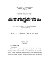 Đặc trưng ngôn ngữ hát phường vải trong sự đối sánh với hát dặm nghệ tĩnh