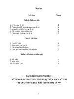 SKKN  sử DỤNG bản đồ tư DUY TRONG dạy học LỊCH sử 12 ở TRƯỜNG TRUNG học PHỔ THÔNG số 1 SA PA 