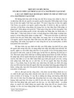 Một số vấn đề chung về chuẩn tiếp cận pháp luật của người dân tại cơ sở