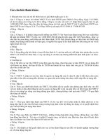 Câu hỏi và bài tập trắc nghiệm ôn thi tín dụng ngân hàng