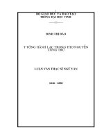 Tư tưởng hành lạc trong thơ nguyễn công trứ