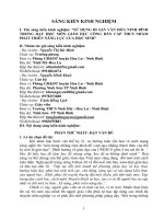 SKKN sử DỤNG DI sản văn hóa NINH BÌNH TRONG dạy học môn GIÁO dục CÔNG dân cấp THCS NHẰM PHÁT TRIỂN NĂNG lực của học SINH