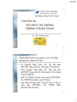 Bài giảng Hệ thống thông tin kế toán 2: Chương 6  ThS. Vũ Quốc Thông
